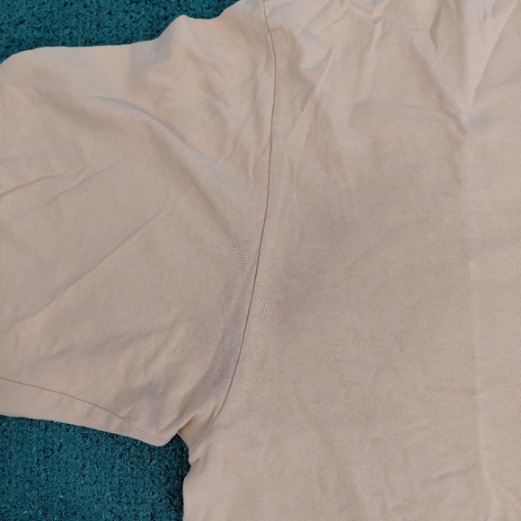 VINTAGE Yellow Nike Logo T Shirt Size XL - Picture 3 of 10